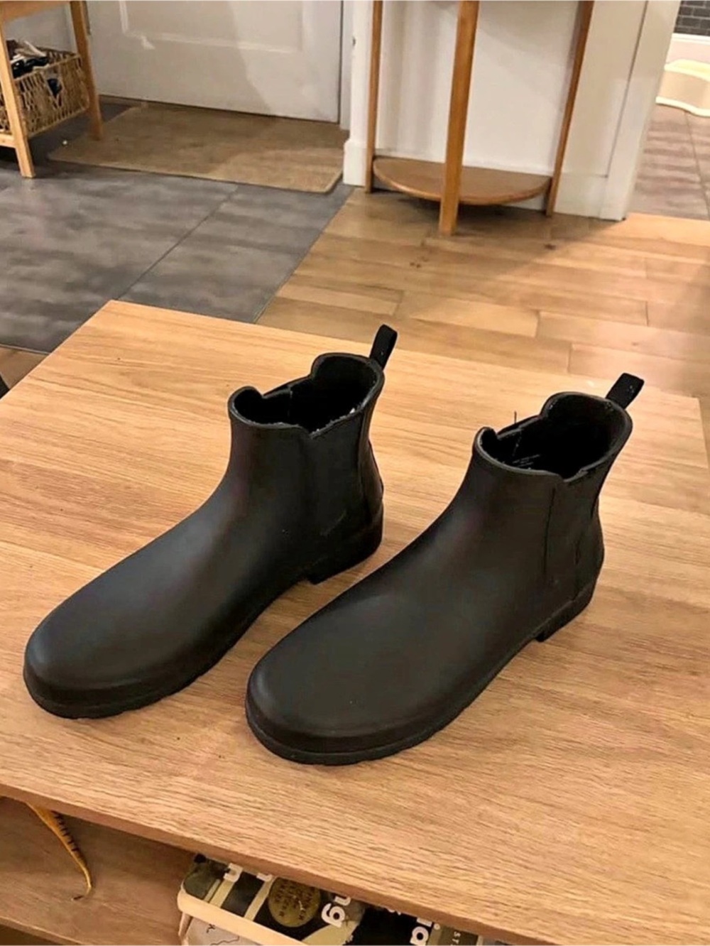 Hunter Original Chelsea Boots Black Rain Boots